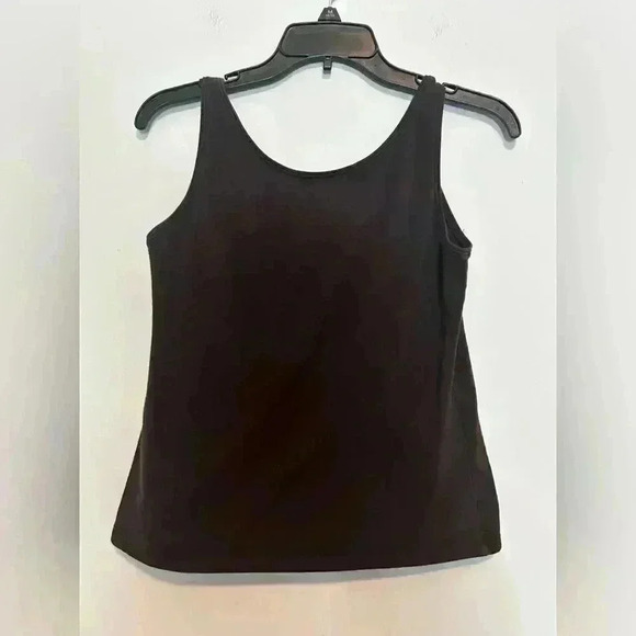 Eileen Fisher Womens Relaxed Fit Tank Top Brown Size S Cotton/Lycra - Picture 4 of 5